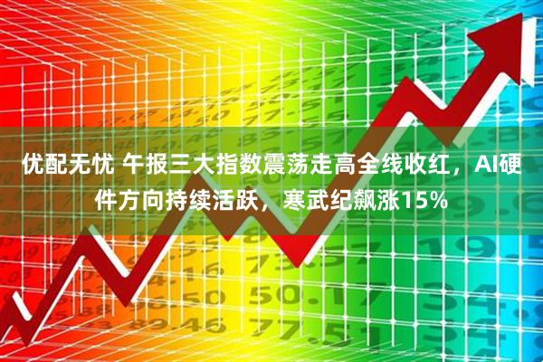 优配无忧 午报三大指数震荡走高全线收红，AI硬件方向持续活跃，寒武纪飙涨15%